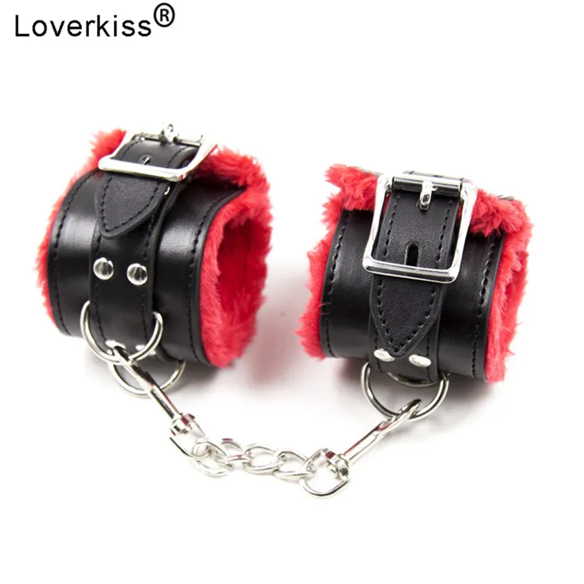 Кожаные ограничители для связывания Loverkiss AAA 10 шт. набор БДСМ игр взрослых