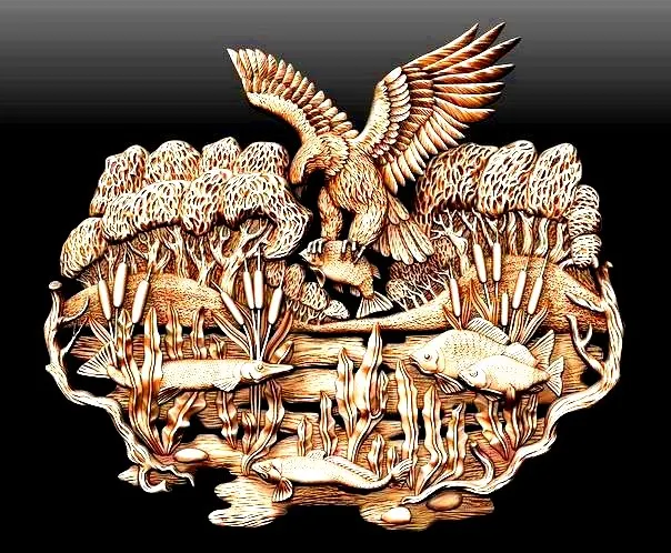 Станок с ЧПУ Eagle рельефная модель формат STL 3D artcam type 3 гравировка M188|engraving 3d|engraver