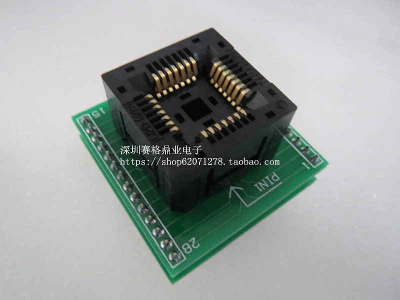 Original YAMAICHI IC Test Seat PLCC28 TO DIP Burning Programme PLCC28/DIP28 Socket Adapter | Автомобили и мотоциклы