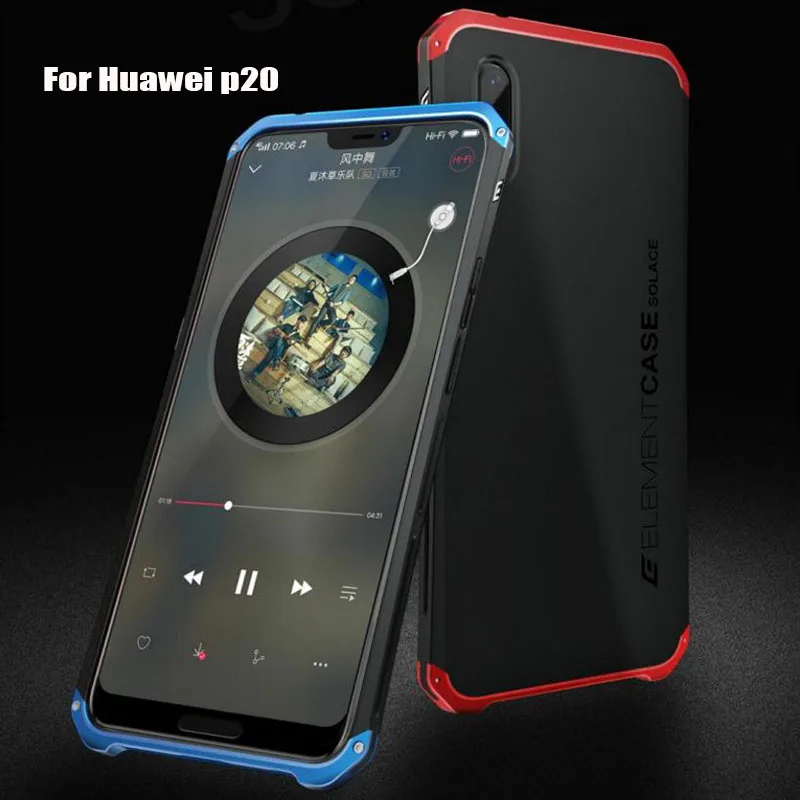 Новый оригинальный чехол LONGNEWS для huawei P20 металлический алюминиевый каркас чехлы