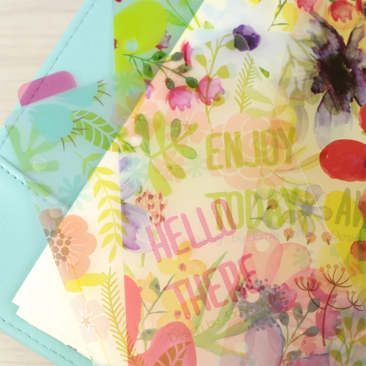 Оригинальная оригинальная 6 отверстий указательная бумага для спирального