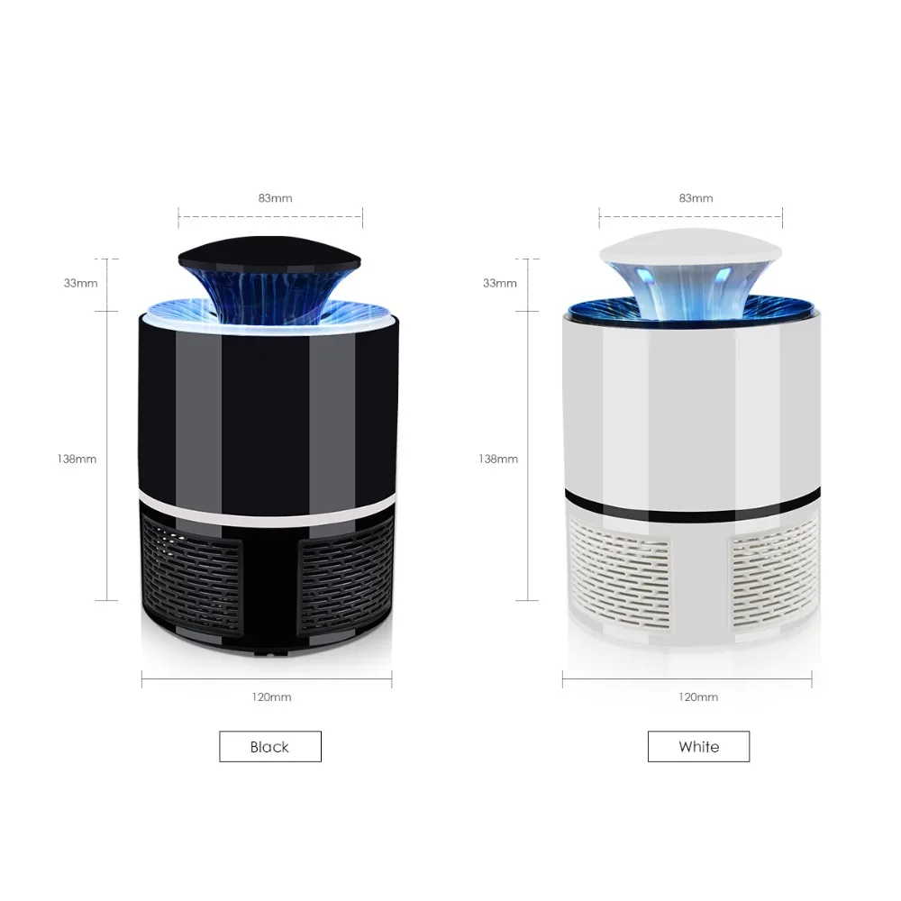 USB мощность Электрический москитный Репеллент убийца светодиодный светильник