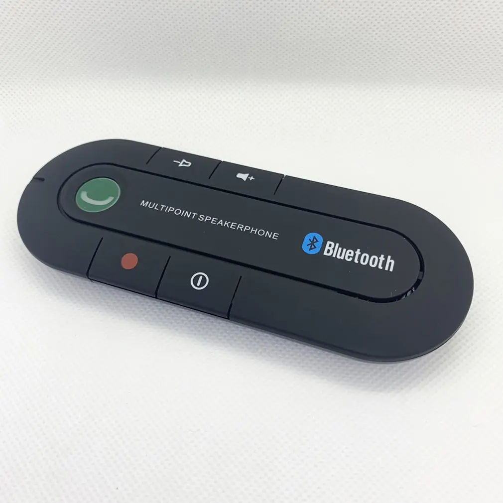 ANLUD Bluetooth автомобильный комплект громкой связи беспроводной Bluetooth динамик телефон MP3 музыкальный плеер Солнцезащитный козырек клип Громкая связь с автомобильным зарядным устройством