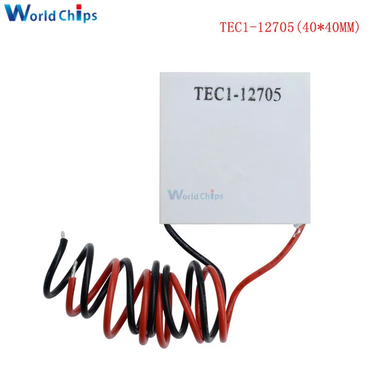 TEC1-12705 5 шт. TEC1 12705 12706 12715 04905 12710 12709 12703 12712 Термоэлектрический охладитель Пельтье TEC1-12706 12V Пельтье Elemente модуль - Цвет: TEC1-12705