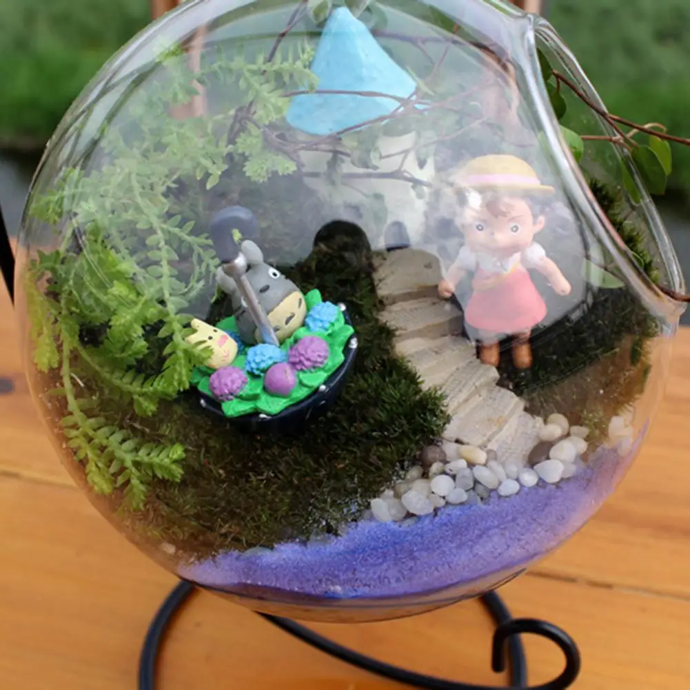 Микро экологический ландшафт бутылка Прозрачный цветочный горшок висячая