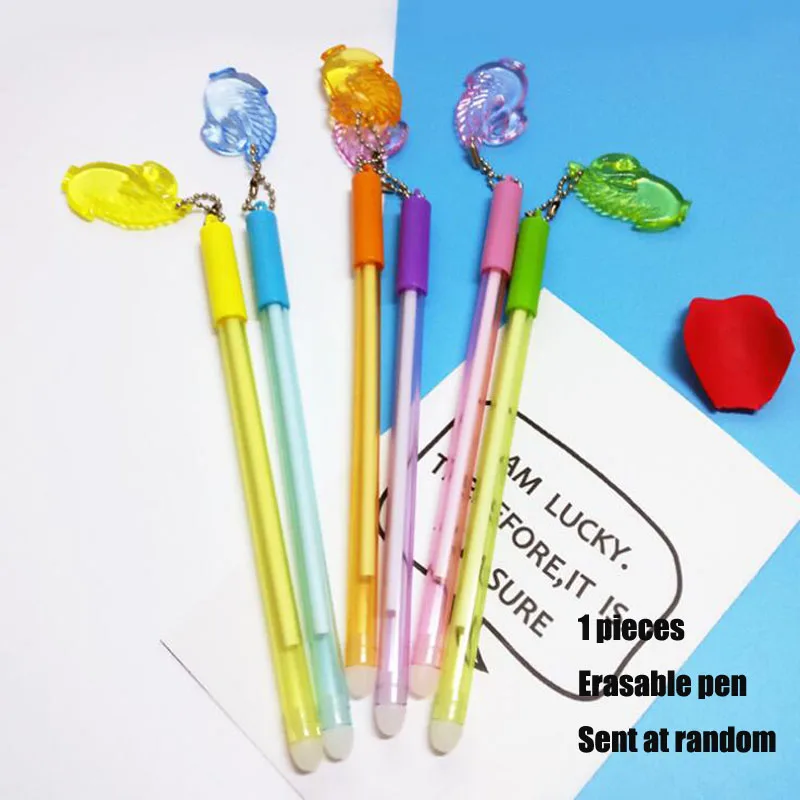 Blue refill pen 1 шт стираемая ручка синяя/черная волшебная ручка офисные принадлежности студенческие запасные школьные принадлежности ручка с исчезающими чернилам стираемые чернила стираемая ручка - Цвет: Blue refill pen