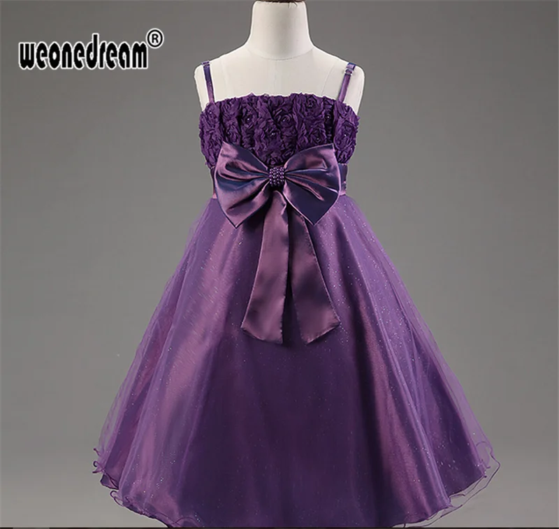 WEONEDREAM Vestidos/2017 г. Летнее платье с цветочным узором для девочек Детские подтяжки