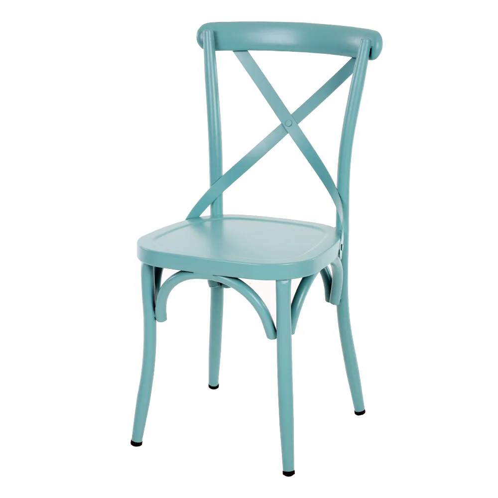 IKayaa промышленный стиль металлические кухонные обеденные стулья стул