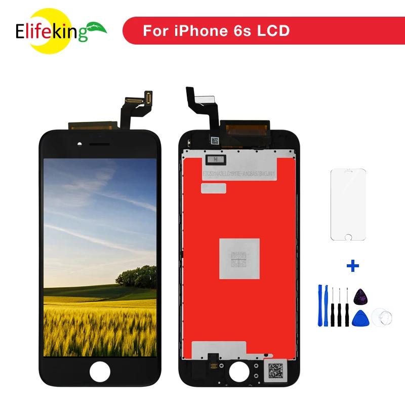20 шт./лот 6s ЖК-экран Замена для iPhone 6s ЖК-дисплей сенсорный дигитайзер экран для мобильного телефона