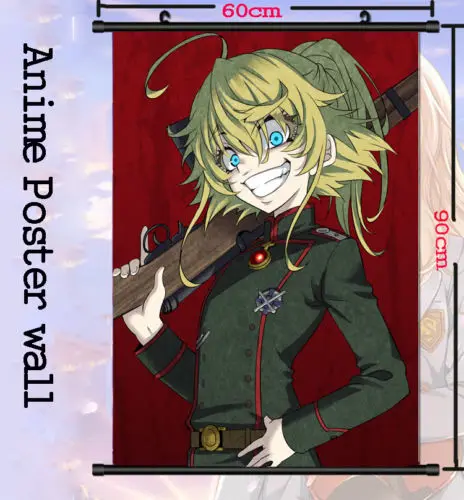 Аниме плакат Youjo Senki настенный свиток печатная Живопись Домашний Декор японский мультфильм украшения плакат