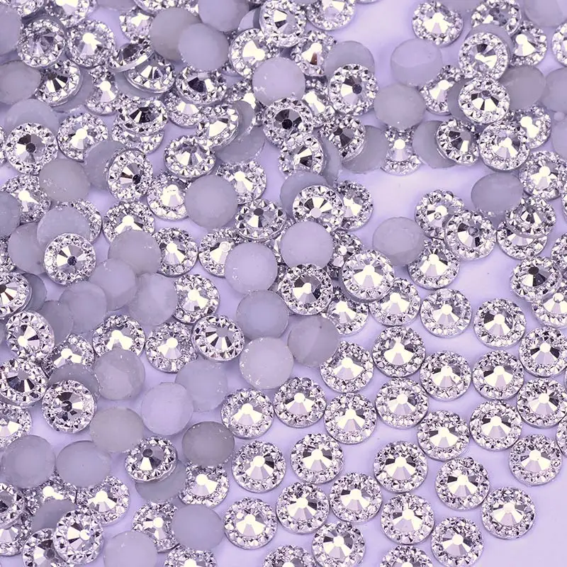 Silver JUNAO 4 5 6 мм Розовый AB круглой формы в форме цветка Стразы для ногтей с украшением в виде кристаллов со стразами наклейки плоская задняя част смола камни для ювелирных изделий Ремесла - Цвет: Silver