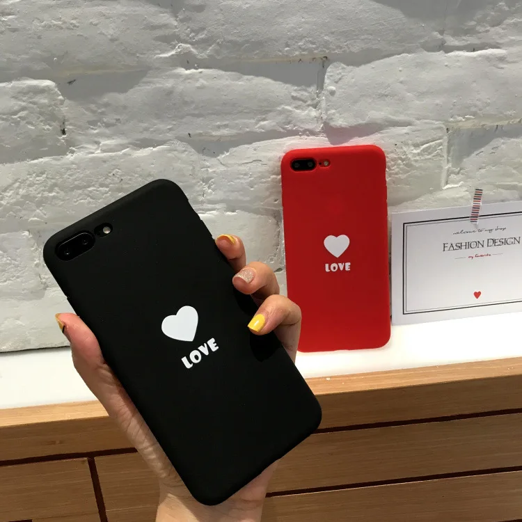 Love Compact Soft tpu silicon cover case for iphone 6 6S S plus 7 7plus 8 8plus X 10 telefon fundas capa coque |