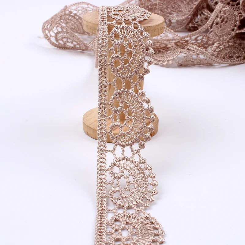 3 ярдов 25 мм кружевная лента для рукоделия отделка шитья одежды аксессуары дивана