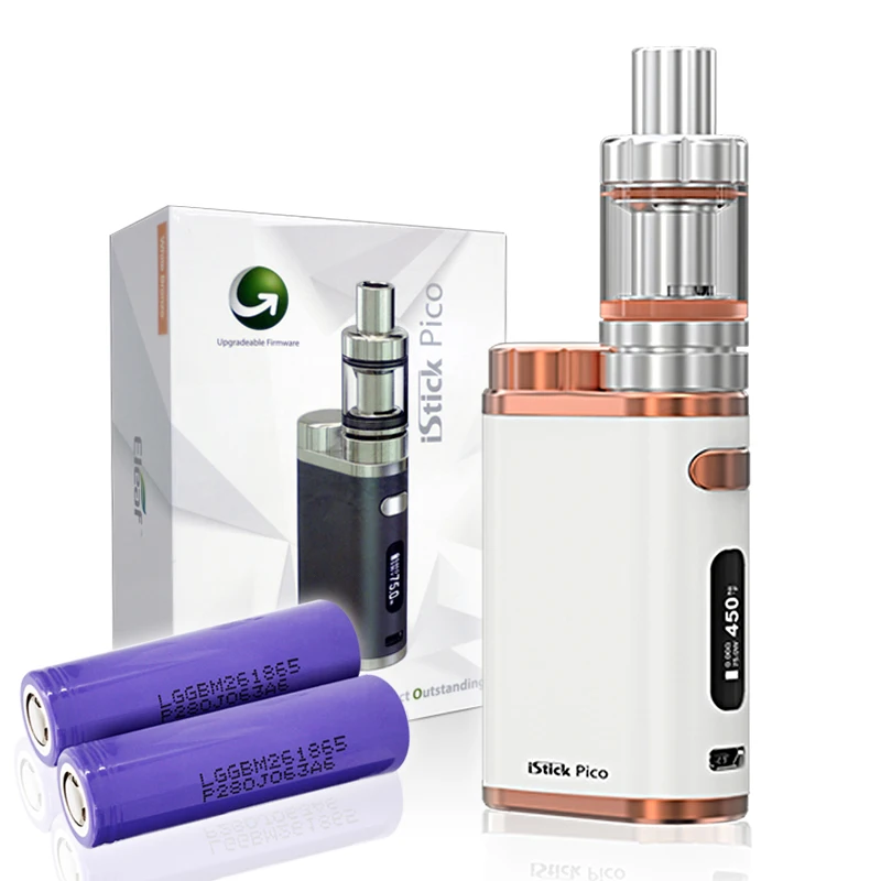 Стартовый мод Eleaf iStick Pico TC 75 Вт с атомайзером MELO III 2 мл Головка Катушки EC 0 3 Ом-белая
