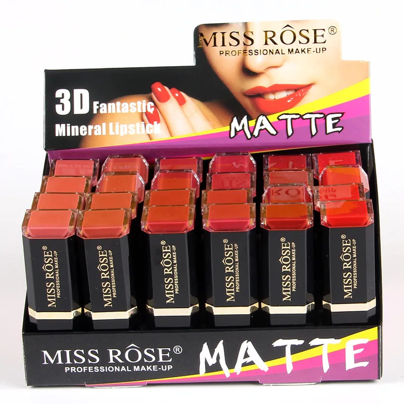 MISS ROSE брендовая матовая губная помада водонепроницаемый макияж пигментная