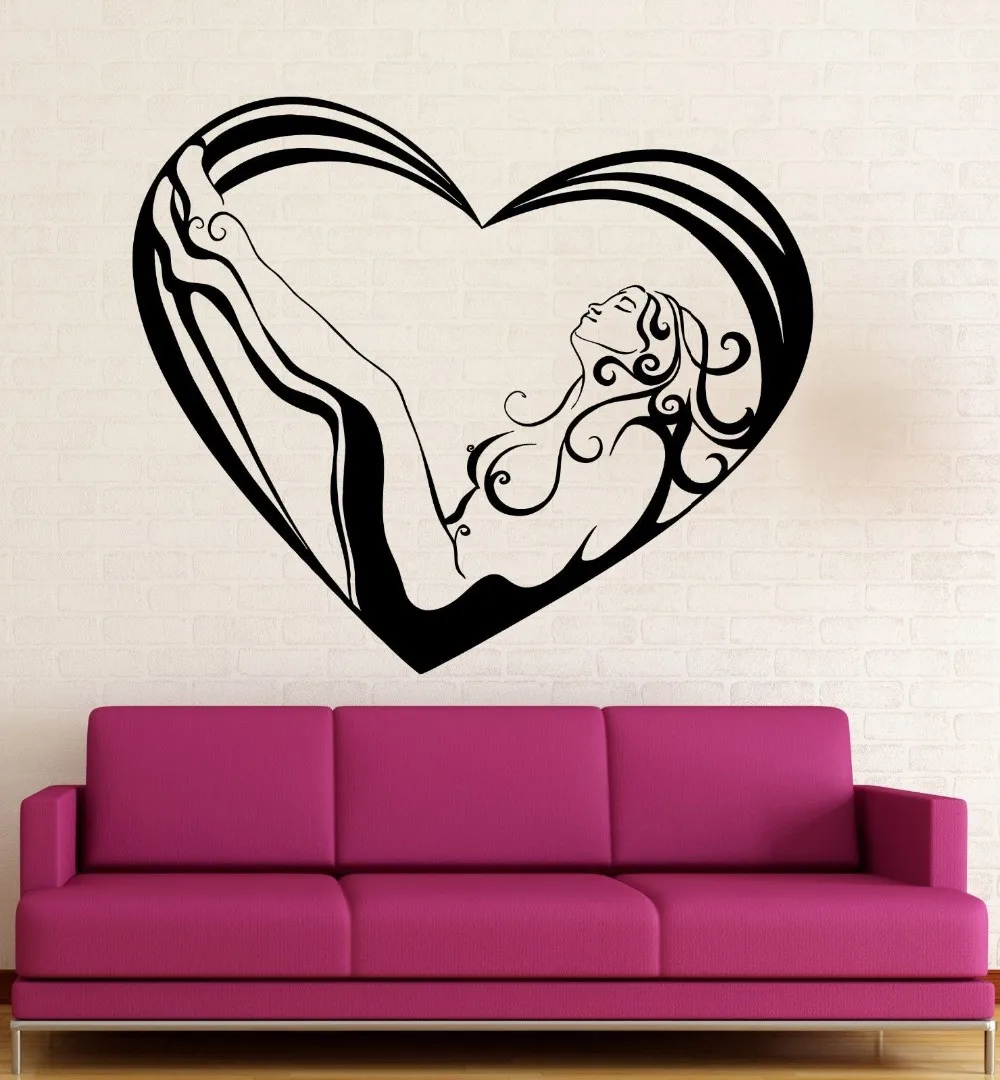 Sexy Girl Club Sticker naked Decal Muurstickers Posters Vinyl Wall Decals Pegatina Quadro Parede Decor Mural Sexy Girl Sticker
