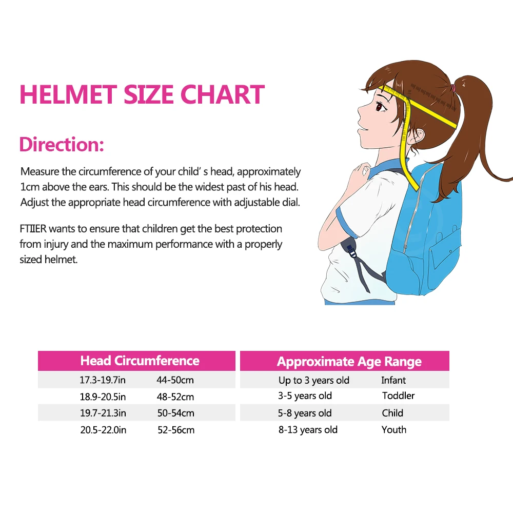 Велосипедный шлем Ftiier Pro со съемными светодиодами для мальчиков и девочек защита