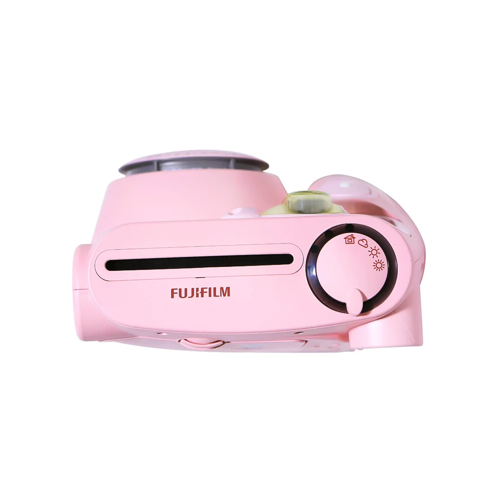 2 Цвет белая пленка для Fuji Instax Мини 7C Камера Кофе и розовый цвет мгновенной фото
