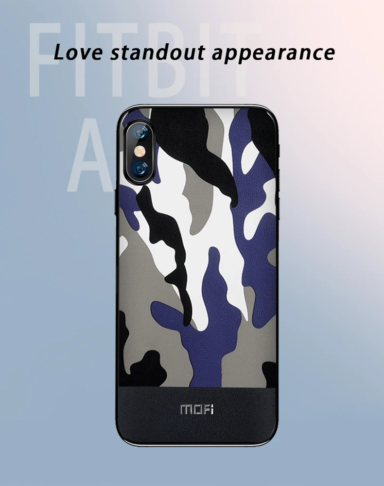 Чехол для iPhone xs max, задняя крышка с камуфляжным рисунком, противоударный защитный чехол s capas MOFi, чехол xr xs x