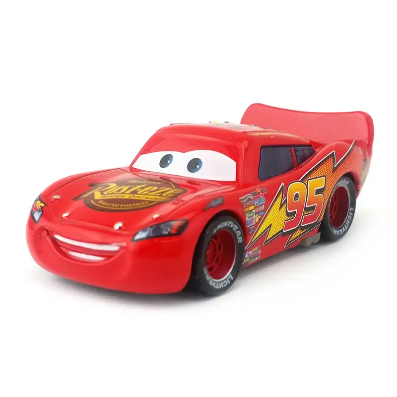 Дисней Pixar тачки 3 Молния Маккуин Мэтр Джексон шторм Круз шериф Лиззи 1:55 литая под давлением металлическая модель игрушка автомобиль подарок для детей - Цвет: Lightning McQueen 1