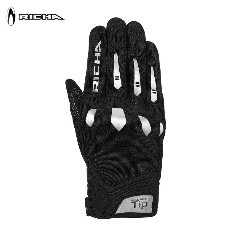 Летние Мотоциклетные Перчатки RICHA для мужчин и женщин сетчатые дышащие