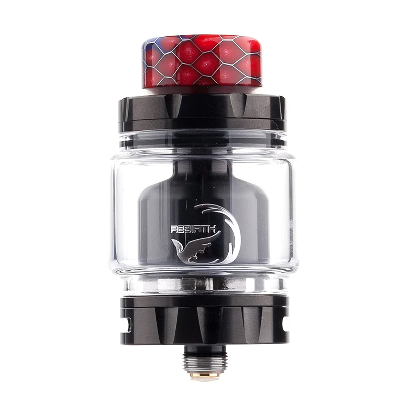 Новинка вейп бак helvape Rebirth RTA диаметром 25 мм 2 мл с полимерными наконечниками 810 для