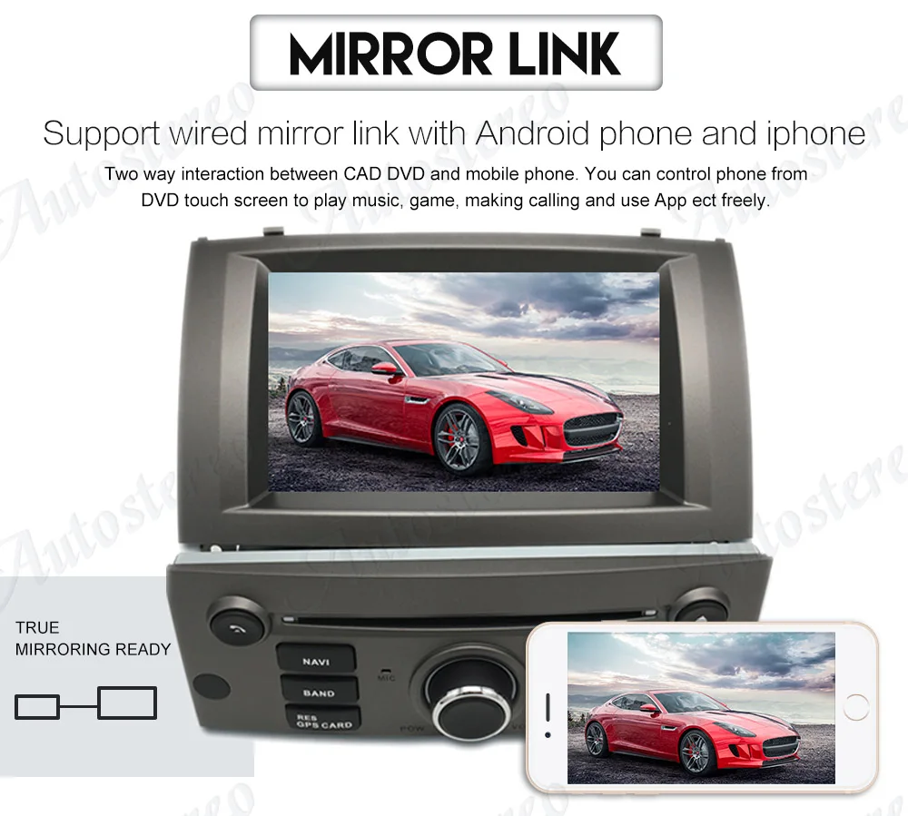 Android 9,0 автомобильный dvd-плеер gps навигация для peugeot 407 2004-2010 головное устройство мультимедийный плеер радио магнитофон авто стерео