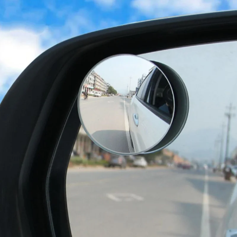 Универсальное автомобильное маленькое круглое зеркало заднего вида с углом