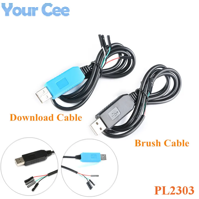 Фото PL2303 PL2303HX USB-UART TTL PL2303TA: Обновленный кабель-конвертер RS232 для программирования и загрузки данных №1