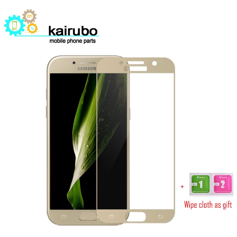 5 шт. защитная плёнка из закаленного стекла для Samsung Galaxy A3 2017 A320 A320FL A320Y A320F/DS