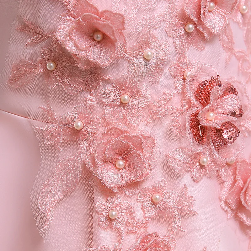 

2019 Elegant girl wedding dress children show costume girl dress flower children clothes party design princess dress