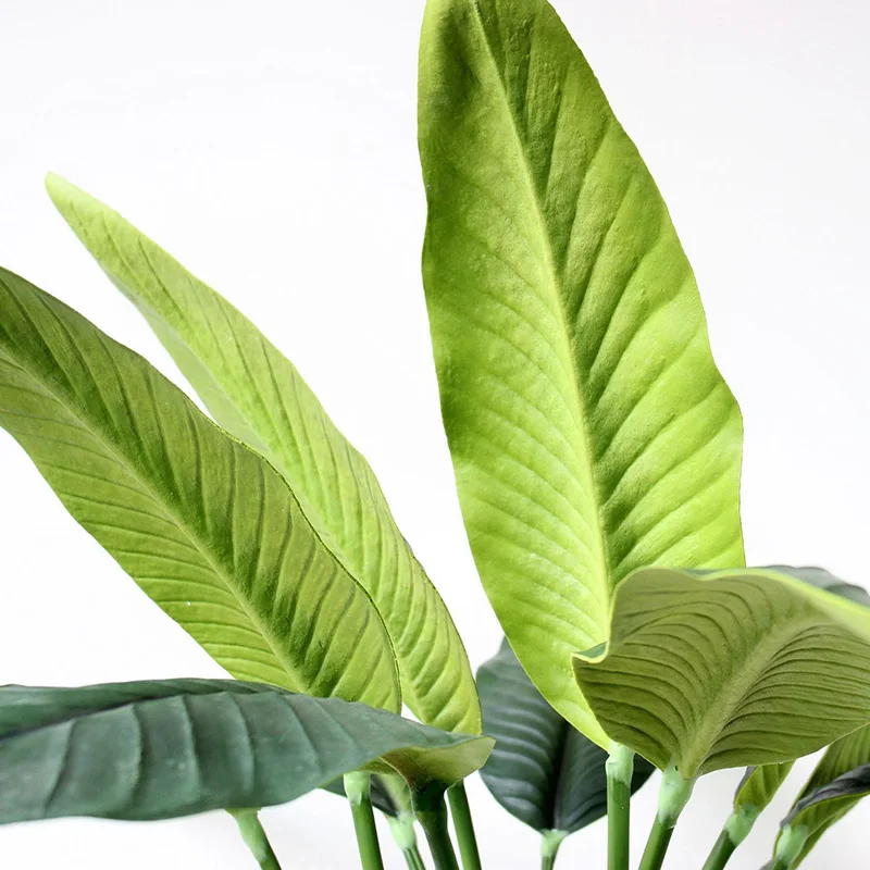 Полиуретан с эффектом реального прикосновения Искусственный лист птица из