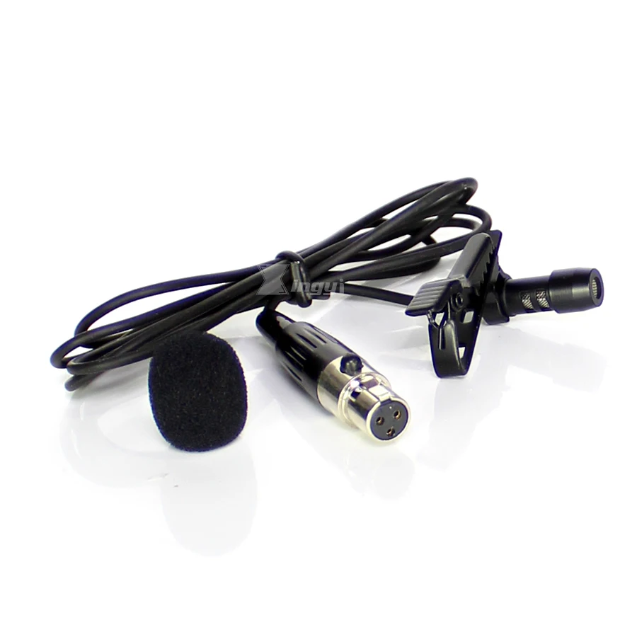 4 шт. мини XLR 3 Pin TA3F зажим для галстука воротник отворот микрофон конденсатор Lavalier
