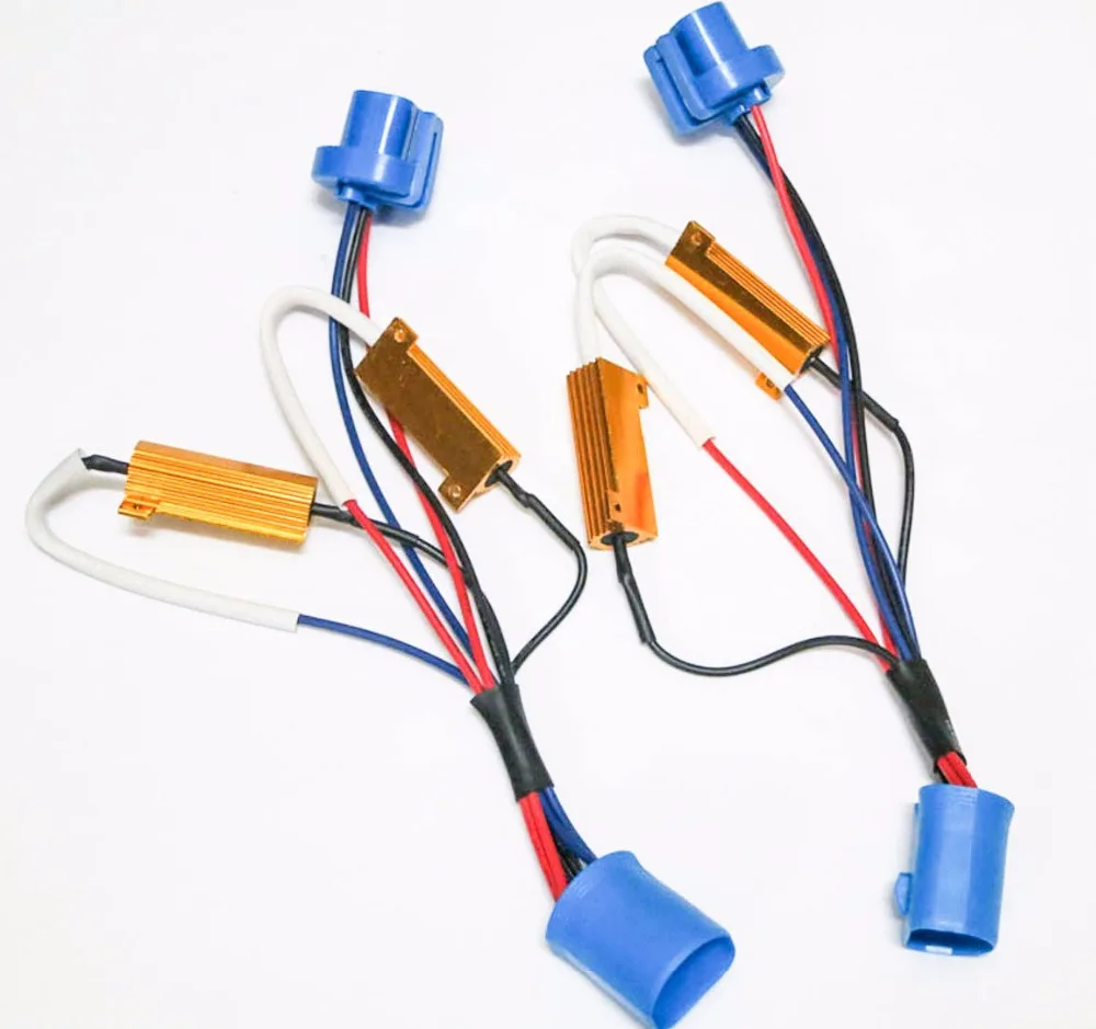 10 шт. 50 Вт 6 Ом фонарь 9004 9007 HB1 HB5 Hi/Low HID ксеноновый комплект конденсатор без ошибки