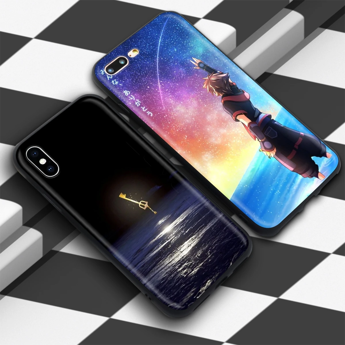 Чехол Lavaza с изображением героев аниме Kingdom Hearts для iPhone 12 mini 11 Pro XS Max XR X 8 7 6 6S Plus 5 5s