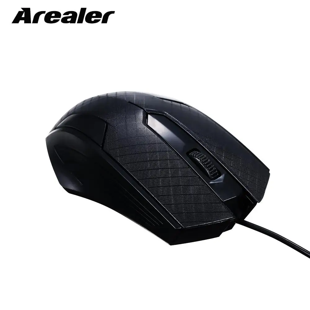 Arealer 1600 точек/дюйм Мышь 3 кнопки USB Проводная оптическая игровая Мышь с 1,1 M шнур мыши Совместимость с Windows 7/8/10/XP MacOS