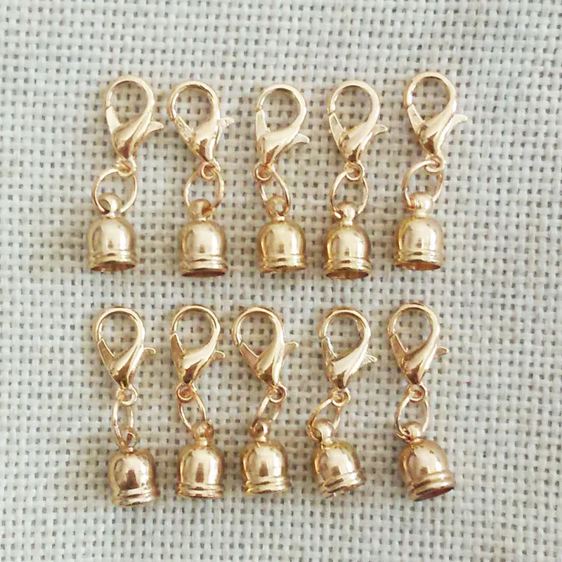 Концевики для кожаного шнура бусины шапочки ожерелье бахромы застежка лобстер