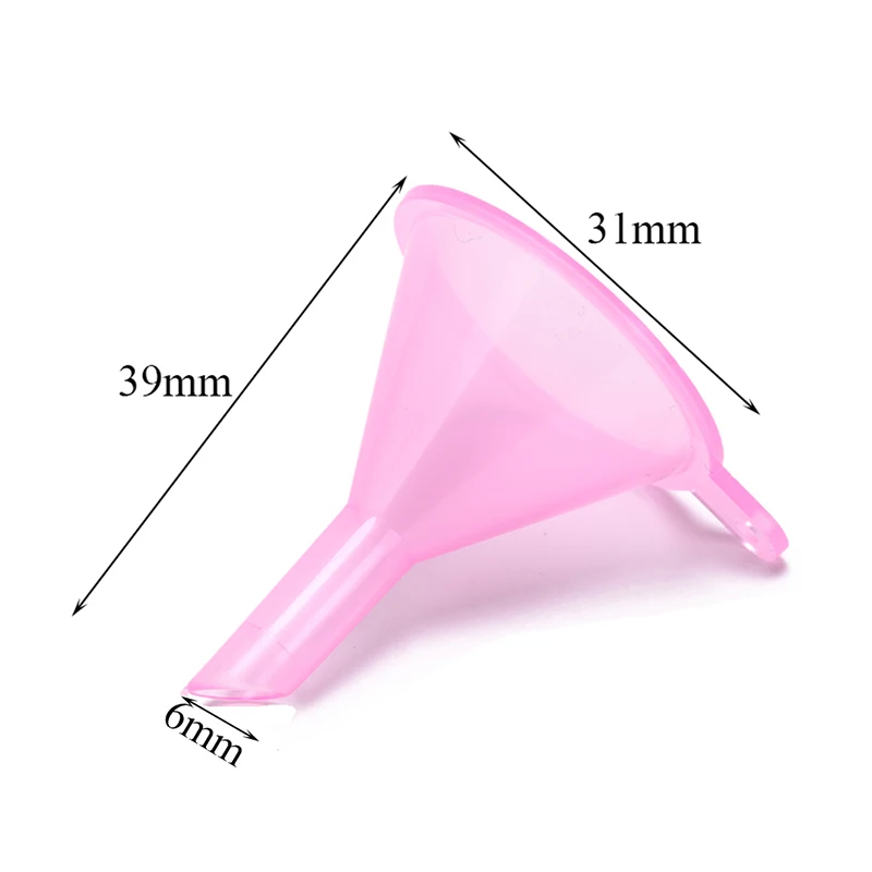 10pcs Small Plastic For Perfume Diffuser Bottle Mini Liquid Oil Funnels Labs 4cm x 3cm Refillable Accessories | Красота и здоровье