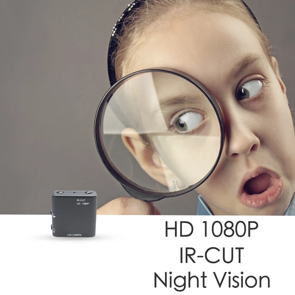 XD IR CUT мини камера Маленькая HD 1080P видеокамера инфракрасное ночное видение микро