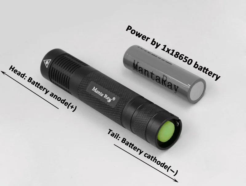 Manta Ray S9 черный УФ 365nm 6 Вт Светодиодный светильник вспышки, nichia 365UV в стороне, УФ лампа светильник отражатель smo, флуоресцентный агент обнаружения