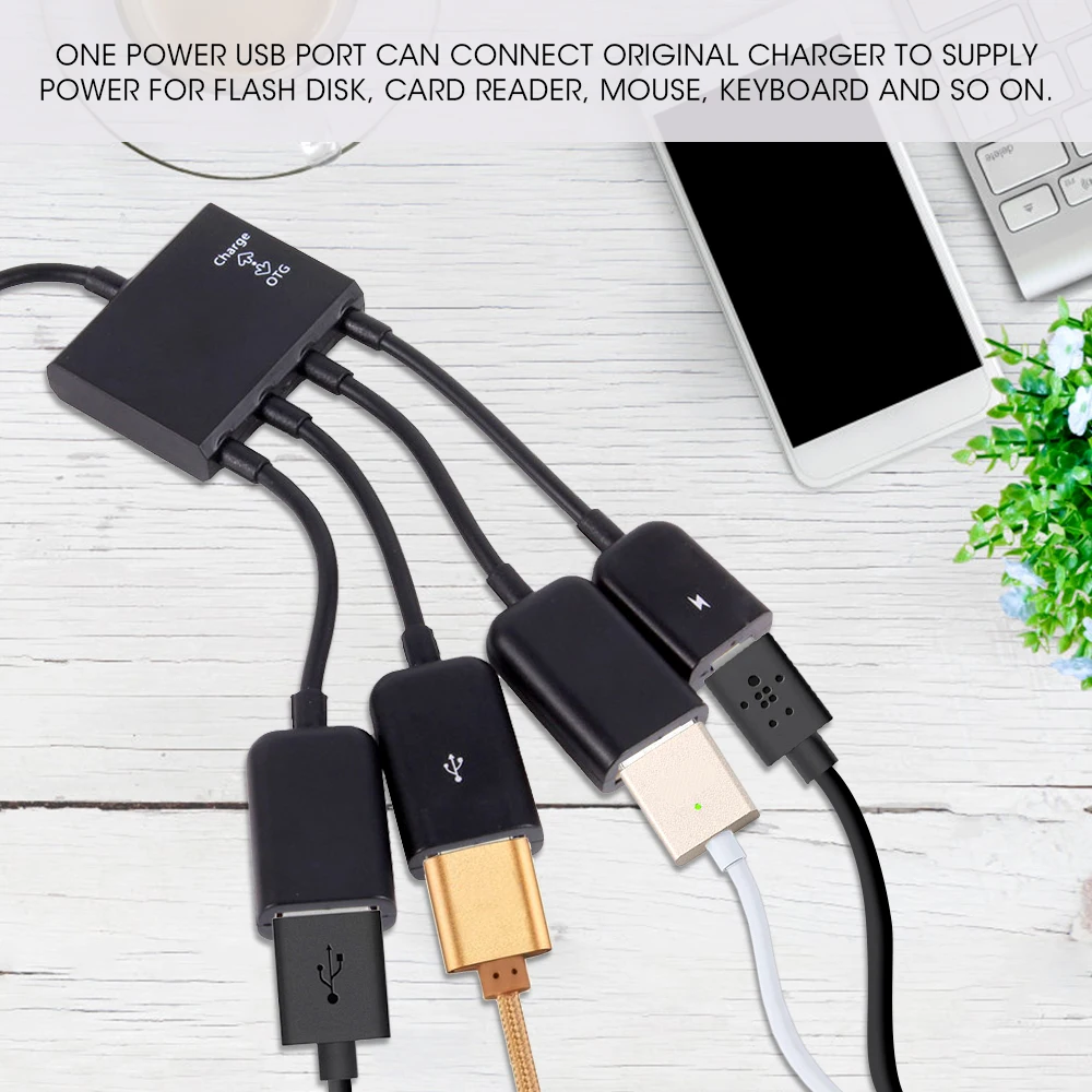 Usb type C OTG кабель 4 порта концентратор адаптер USB 3,1 type C концентратор USB 2,0 порт концентратор Conventer Для Sansumg Xiaomi huawei