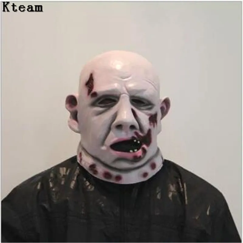 

2018 Horror Halloween Mask Ghost Scary Mask Props Grudge Ghost Hedging Zombie Mask Realistic Silicone Masks Masquerade