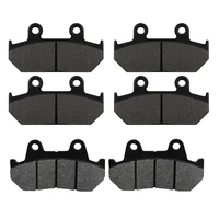 motorcycle front and rear brake pads for honda gl1500 gl 1500 goldwing 1988 2000 gl1500 aspencade interstate 1990 2000