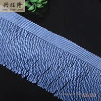 xwl 12mlot 14cm wide rayon twisted trimming rope lines tassel curtain lace accessories fringes ribbons diy for sofa clothing
