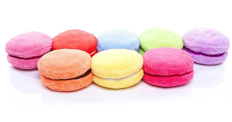 Симпатичные 22 см торты десерты Macarons Подушки Детские /круглые декоративные Малый Подушки бамбуковый уголь мешок внутри