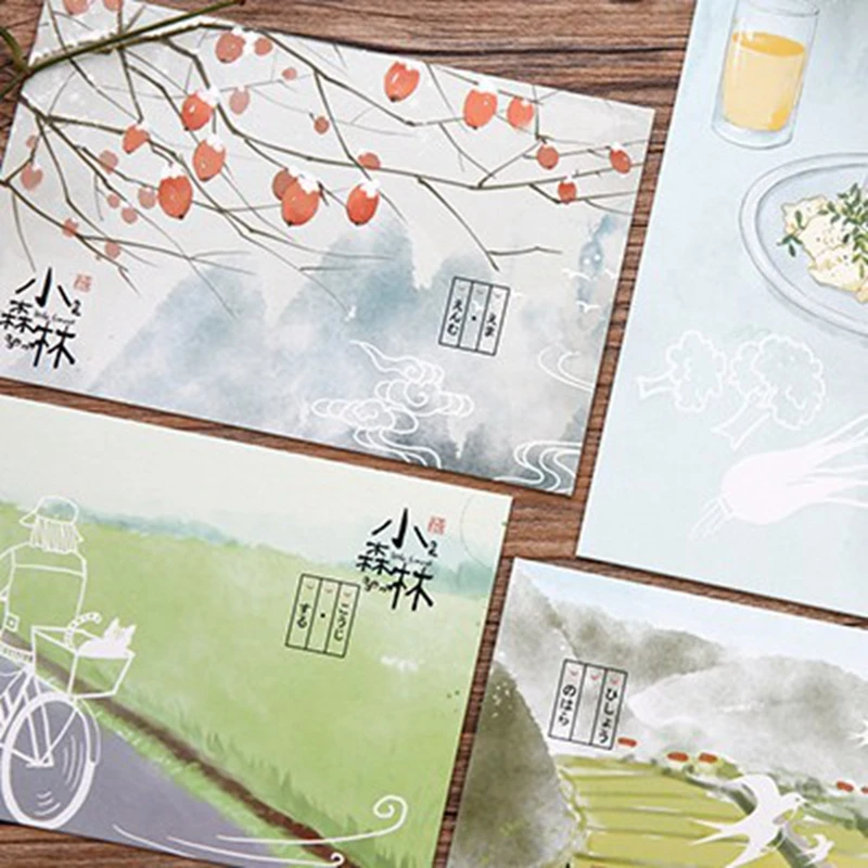 30 шт./лот Бесплатная доставка японский фильм маленькие лесные световой Почтовые