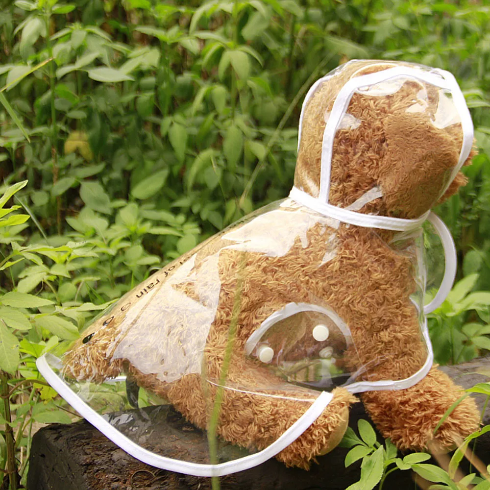 Waterproof Puppy Rain Jacket Transparent Raincoats Dog Light Clothes Pet Accessories Spring Summer Coats Raincoat |