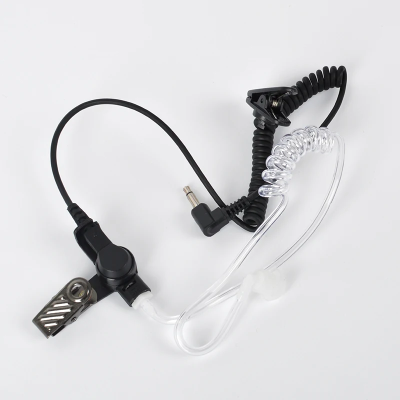 Comfortable Transparent Air Tube One Pin 3.5mm Earpiece Listen Only Headset For Motorola Radio with A Pair of Earbuds | Мобильные