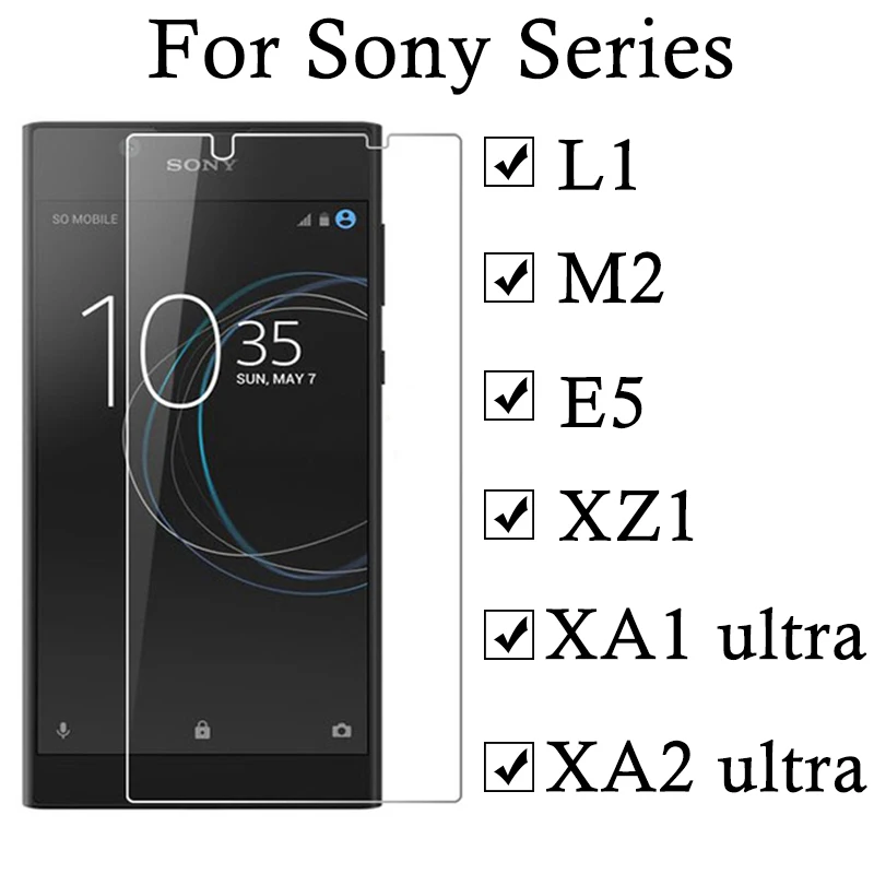 Для Sony Xperia L1 ультратонкая пленка из закаленного стекла для e5 стекло m2 xz1 xa1 xa2 Ультра экран протектор защитить стекло защитная пленка защита с уровнем твердости 9 H