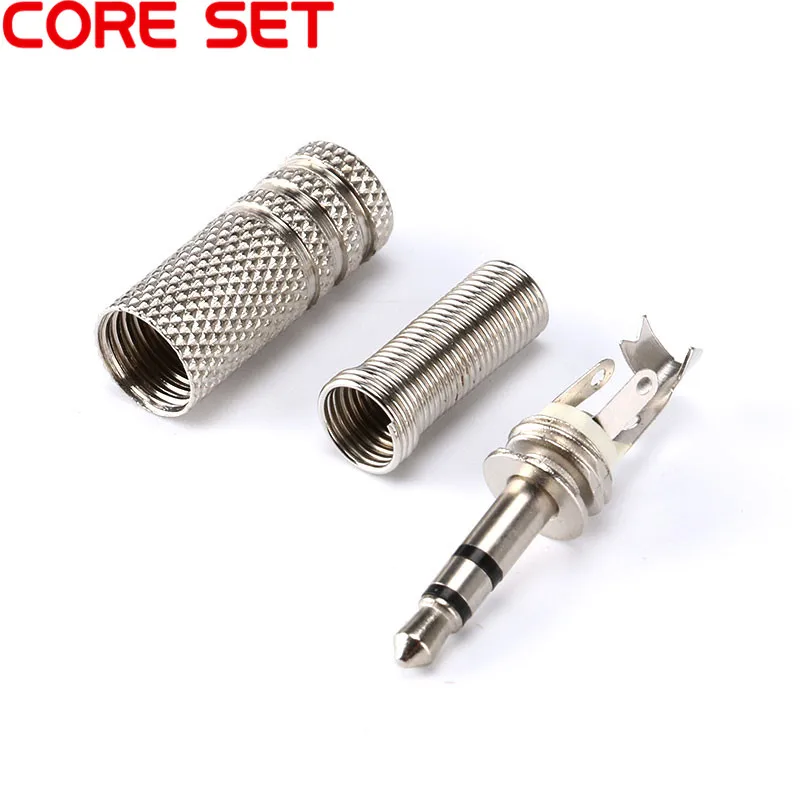 10 шт./компл. 3 5 мм золотистые и Серебристые штекеры для наушников RCA аудиоразъем